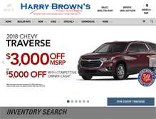 Tablet Screenshot of harrybrownsgm.com